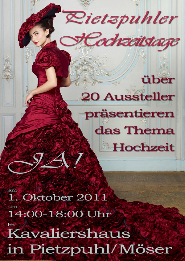 Hochzeitsmesse Pietzpuhl heiraten Hochzeit Brautpaar