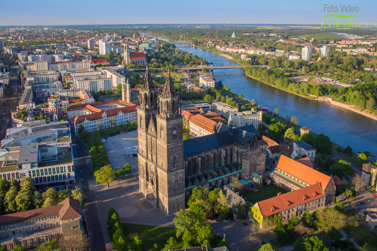 Magdeburger Platte Skyline – Foto Video Lehmann | Der Luftbild-Fotograf