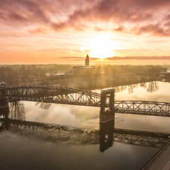 Magdeburger Platte Hubbrücke